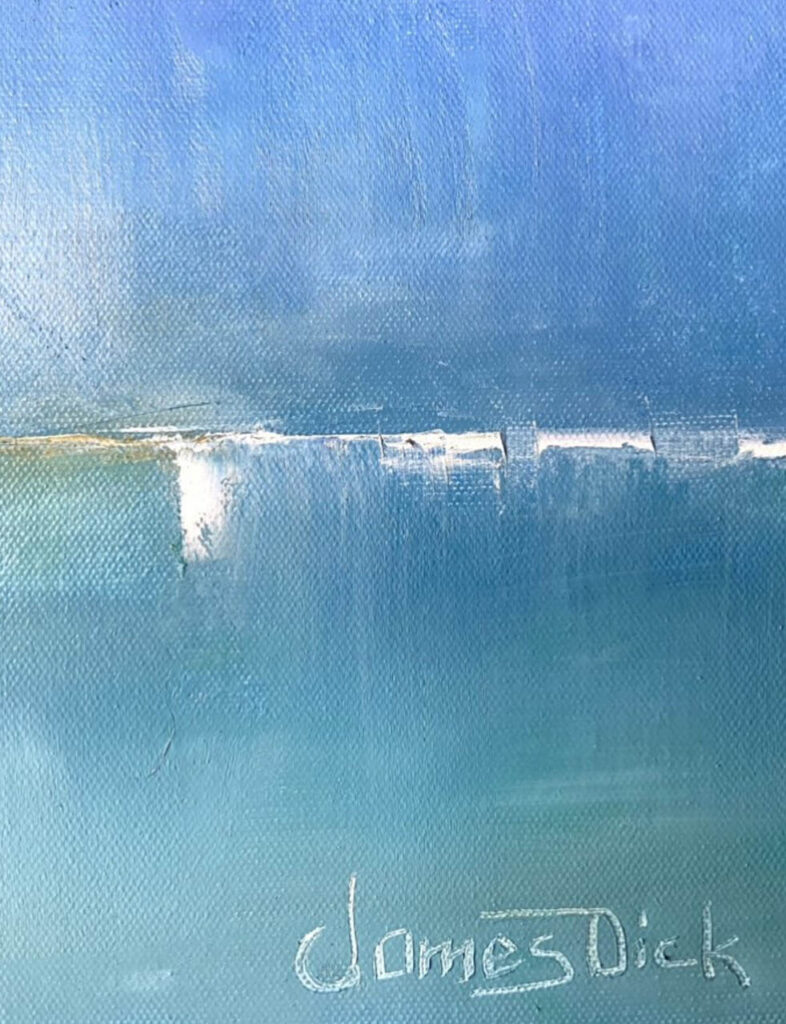 abstract seascape painting